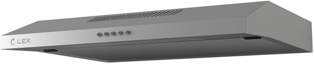 Вытяжка козырьковая Lex S 500 нержавеющая сталь управление: кнопочное (1 мотор)