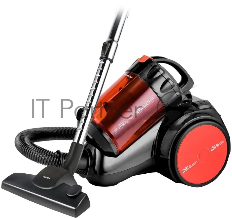 Пылесос Centek CT-2524 (черный/красный) циклон