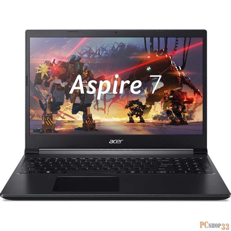 Ноутбук Acer Aspire 7 A715-41G-R4HH Ryzen 5 3550H/8Gb/SSD256Gb/nVidia GeForce GTX 1650 Ti 4Gb/15.6/FHD (1920x1080)/Windows 10/black/WiFi/BT/Cam