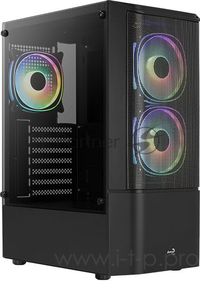 Корпус Aerocool Quantum Mesh-G-BK-v2 черный без БП ATX 3x120mm 2x140mm 1xUSB2.0 2xUSB3.0 audio bott PSU