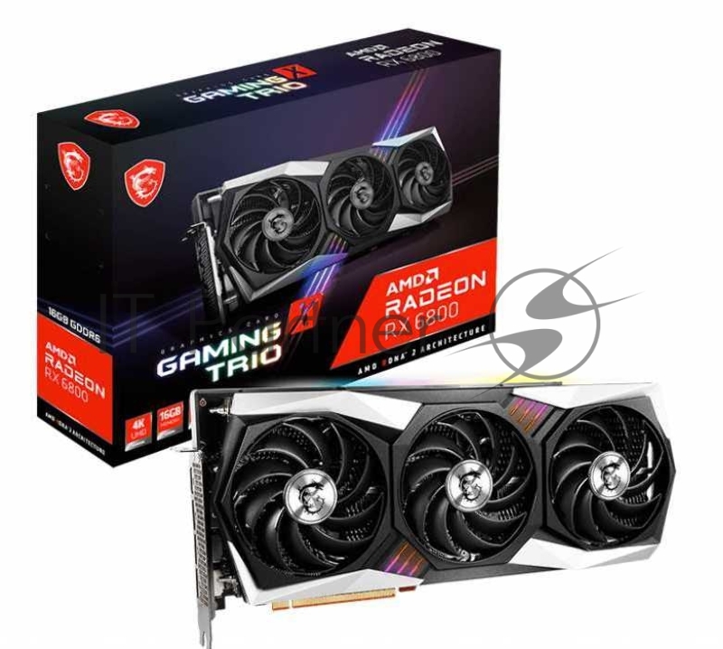 Видеокарта MSI PCI-E AMD Radeon RX 6800 GAMING X TRIO 16GB (RX 6800 GAMING X TRIO 16G)
