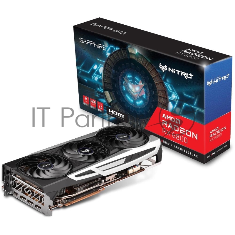Видеокарта Sapphire PCI-E AMD Radeon NITRO+ RX 6800 OC GAMING 16GB (11305-01-20G)