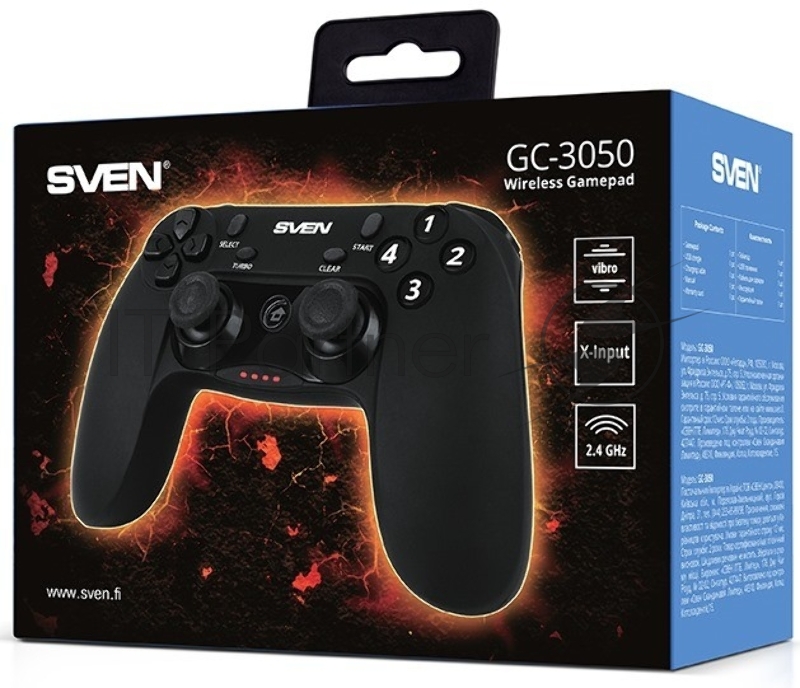 Геймпад SVEN GC-3050 Беспроводной геймпад SV-016005