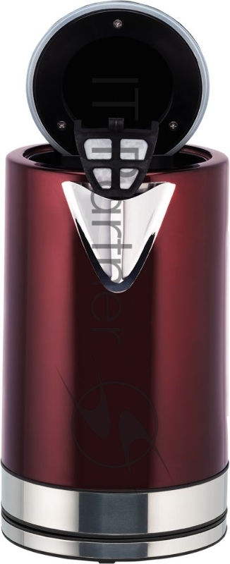 Чайник электрический Scarlett SC-EK21S78 1.7л. 2200Вт бордовый (корпус: нержавеющая сталь)