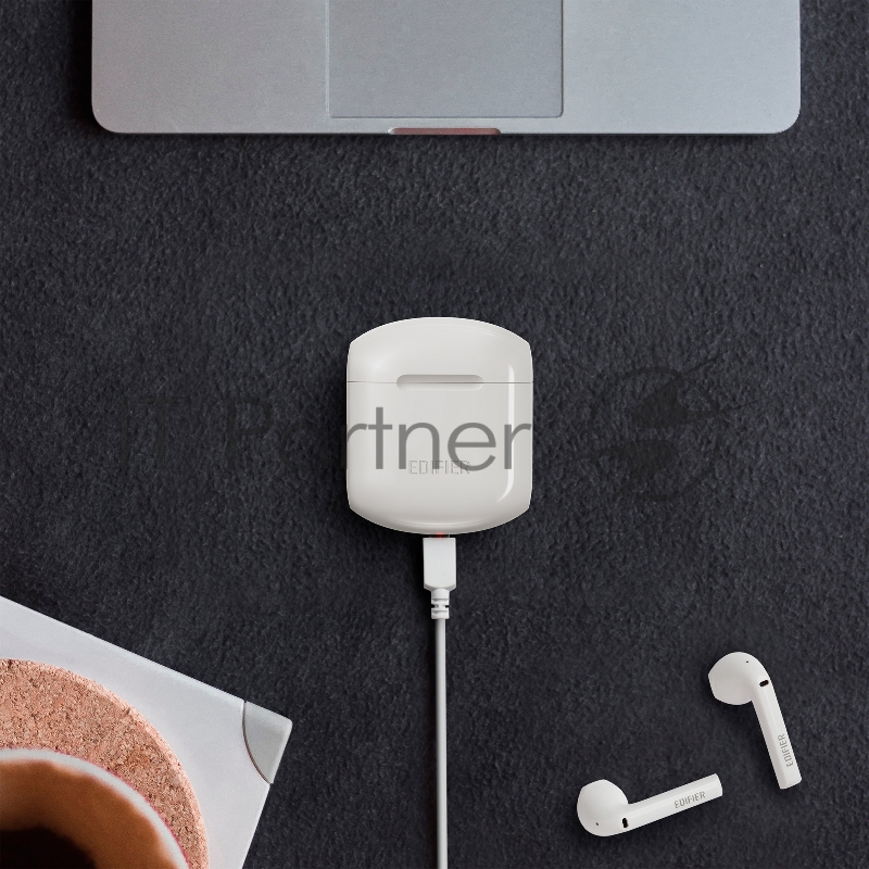 Гарнитура вкладыши Edifier TWS200 белый беспроводные bluetooth в ушной раковине