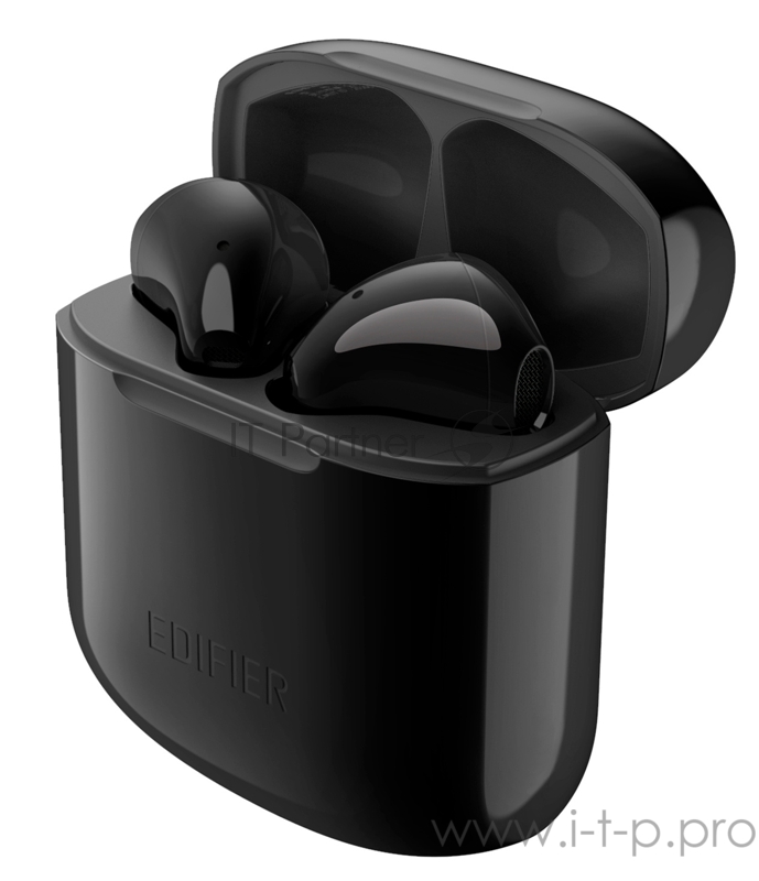 Гарнитура вкладыши Edifier TWS200 черный беспроводные bluetooth в ушной раковине