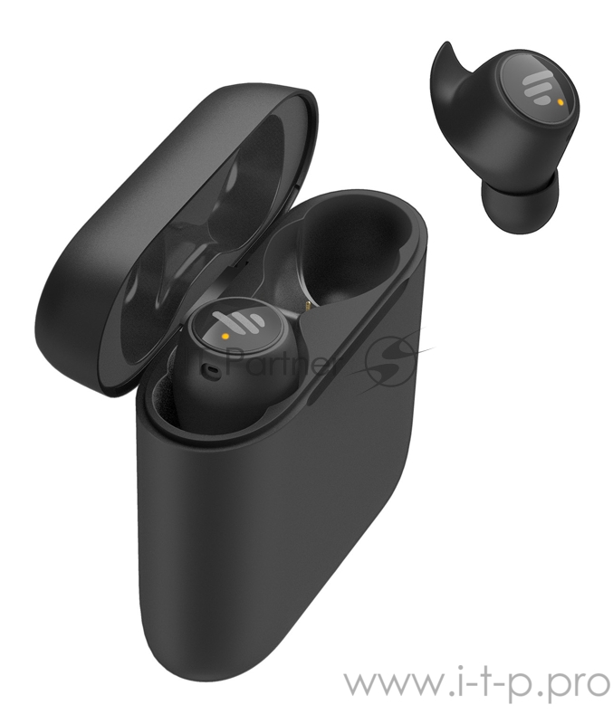 Гарнитура вкладыши Edifier TWS6 черный беспроводные bluetooth в ушной раковине