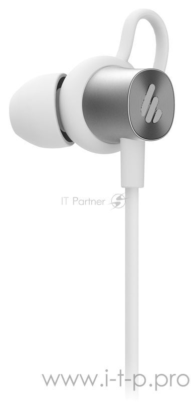 Гарнитура вкладыши Edifier W310BT 0.5м белый/серебристый беспроводные bluetooth шейный обод