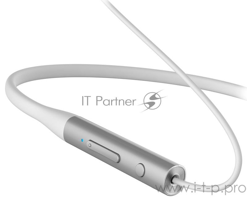 Гарнитура вкладыши Edifier W310BT 0.5м белый/серебристый беспроводные bluetooth шейный обод