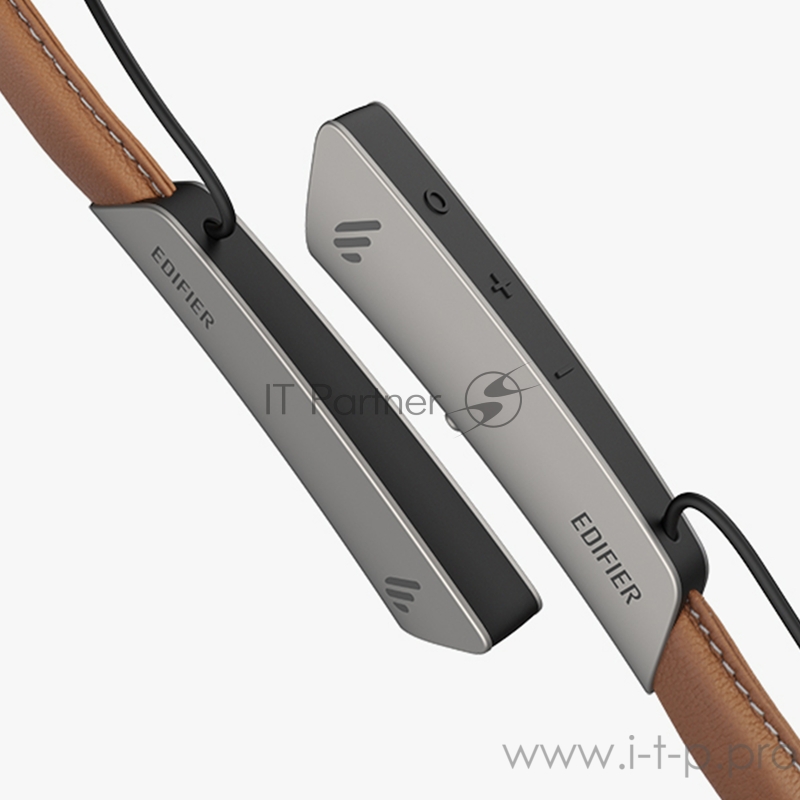 Гарнитура вкладыши Edifier W380NB 0.5м черный/коричневый беспроводные bluetooth шейный обод
