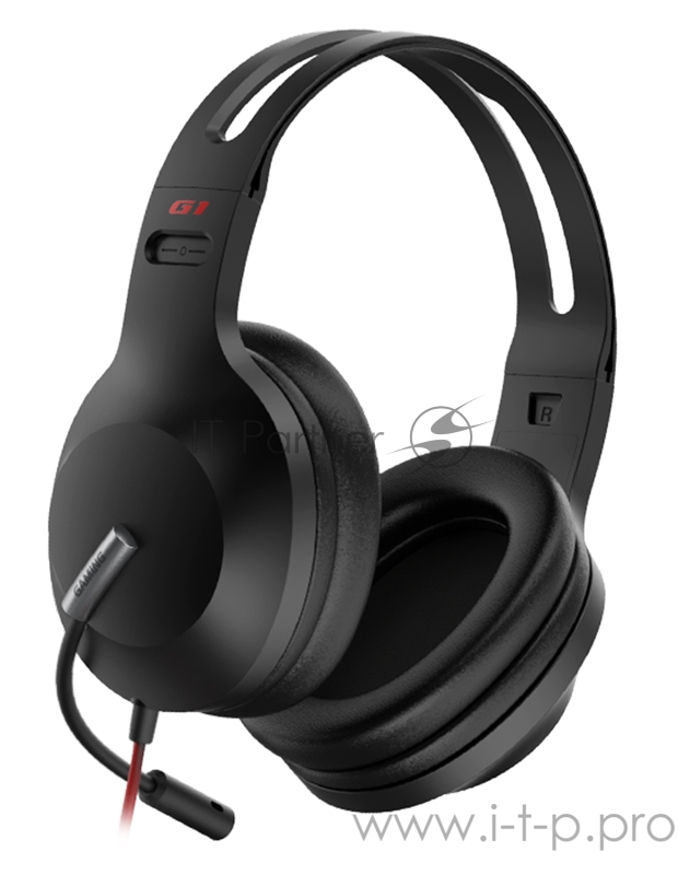 Наушники с микрофоном Edifier G1SE черный 2.5м накладные оголовье