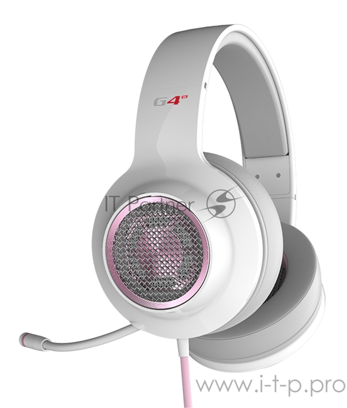 Наушники с микрофоном Edifier G4 SE белый 1.3м накладные оголовье