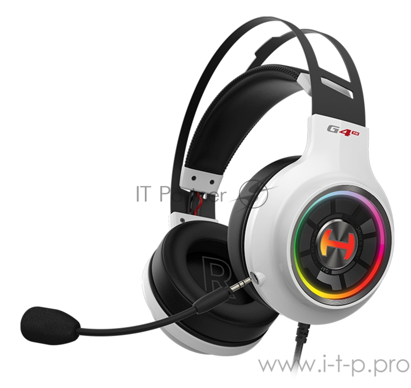 Наушники с микрофоном Edifier G4 TE белый/черный 2.5м накладные USB оголовье