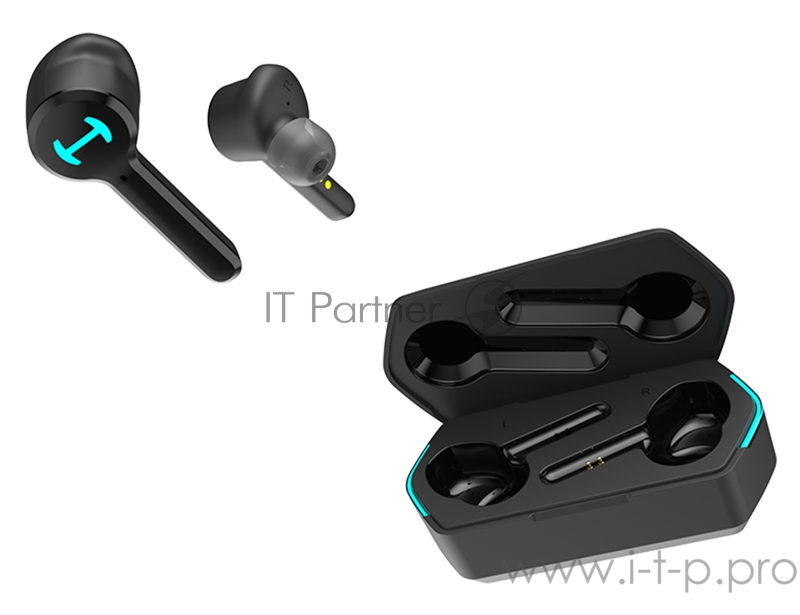 Наушники с микрофоном Edifier GM6 TWS черный вкладыши BT в ушной раковине