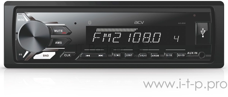 Автомагнитола ACV AVS-812BA 1DIN 4x50Вт