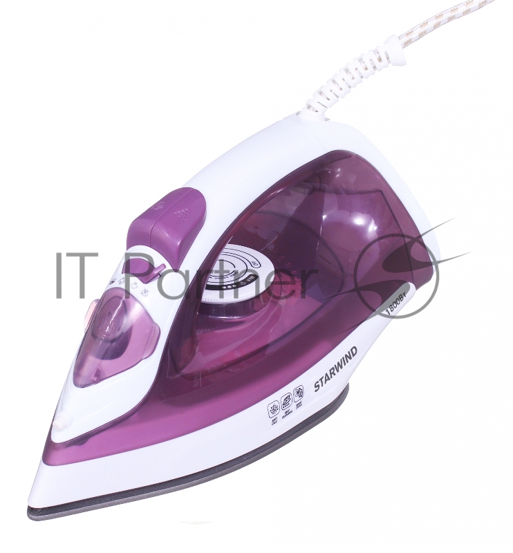 Утюг Starwind SIR6921 1800Вт фиолетовый/белый