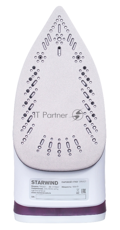 Утюг Starwind SIR6921 1800Вт фиолетовый/белый