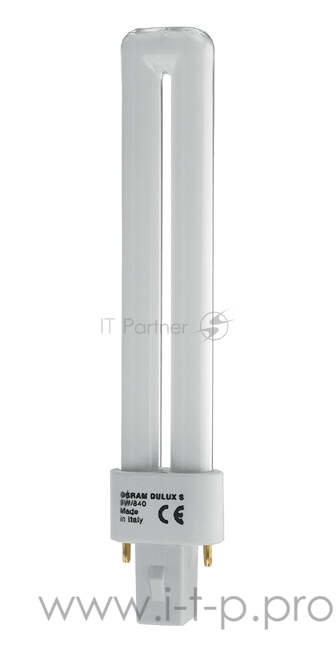 Лампа люминесцентная компакт. DULUX S 9W/827 G23 OSRAM 4050300006000