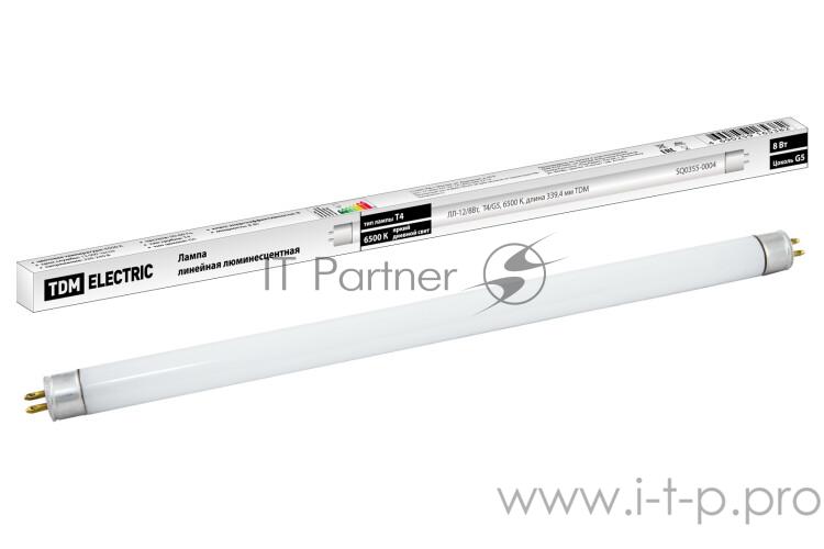 Лампа линейная люминесцентная ЛЛ 8Вт Т4 G5 865 ЛЛ-12 | SQ0355-0004 | TDM
