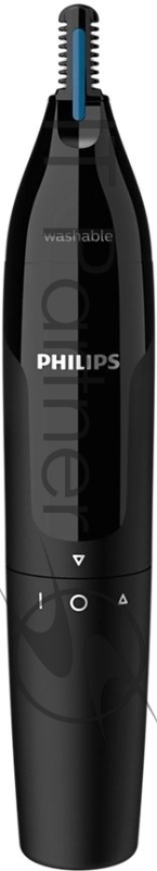 Машинка для стрижки Philips Машинка для стрижки Philips/ Триммер для носа и ушей, чёрный, пластик, батарейка АА в комплекте