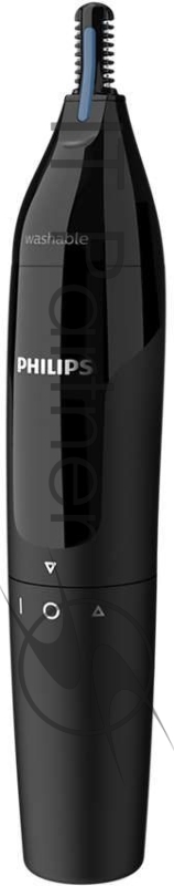Машинка для стрижки Philips Машинка для стрижки Philips/ Триммер для носа и ушей, чёрный, пластик, батарейка АА в комплекте