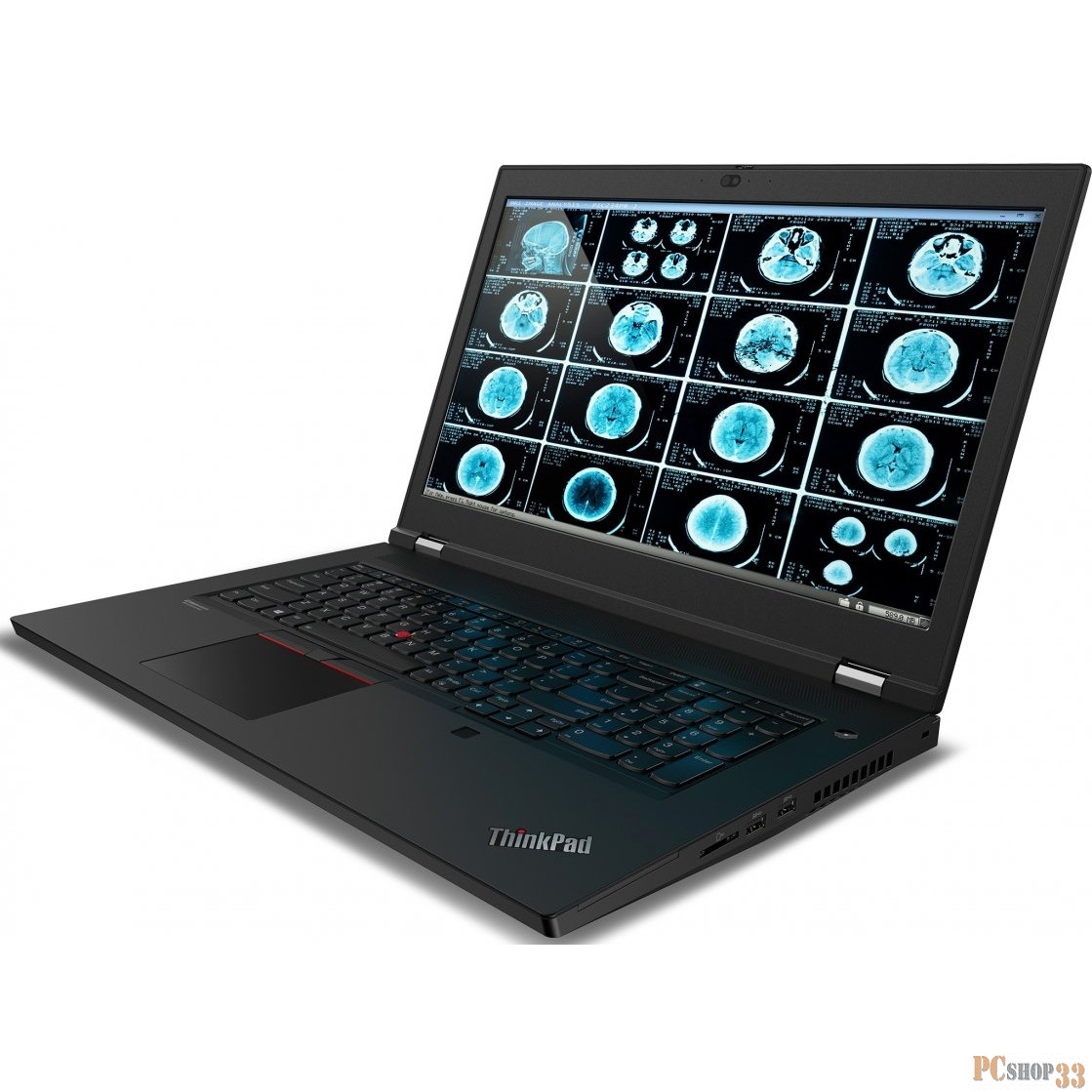 Ноутбук Lenovo ThinkPad P17 Core i9 10885H/32Gb/SSD1Tb/NVIDIA Quadro RTX 4000 MAX Q 8Gb/17.3/IPS/UHD (3840x2160)/Windows 10 Professional/black/WiFi/