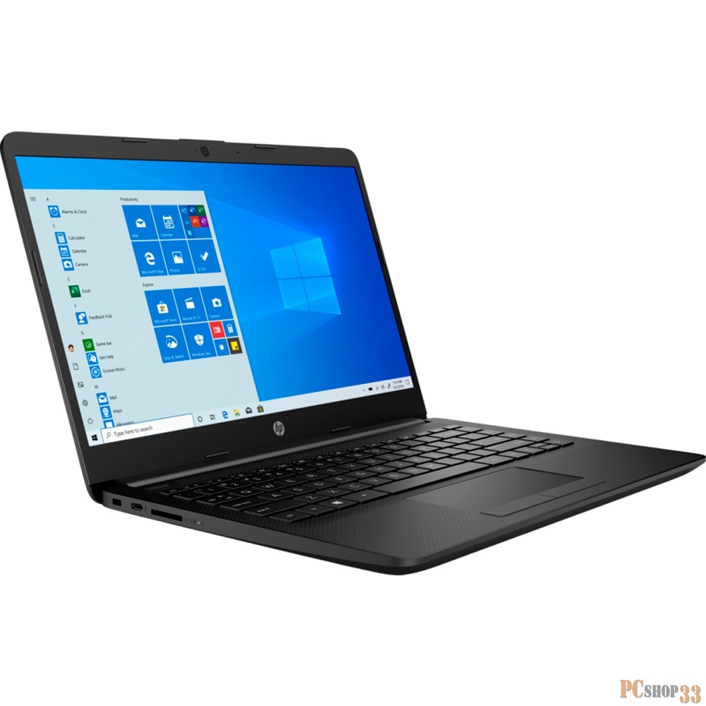 Ноутбук 14 FHD HP 14-cf3011ur black (Core i5 1035G1/8Gb/256Gb SSD/noDVD/620 2Gb/W10) (22M67EA)