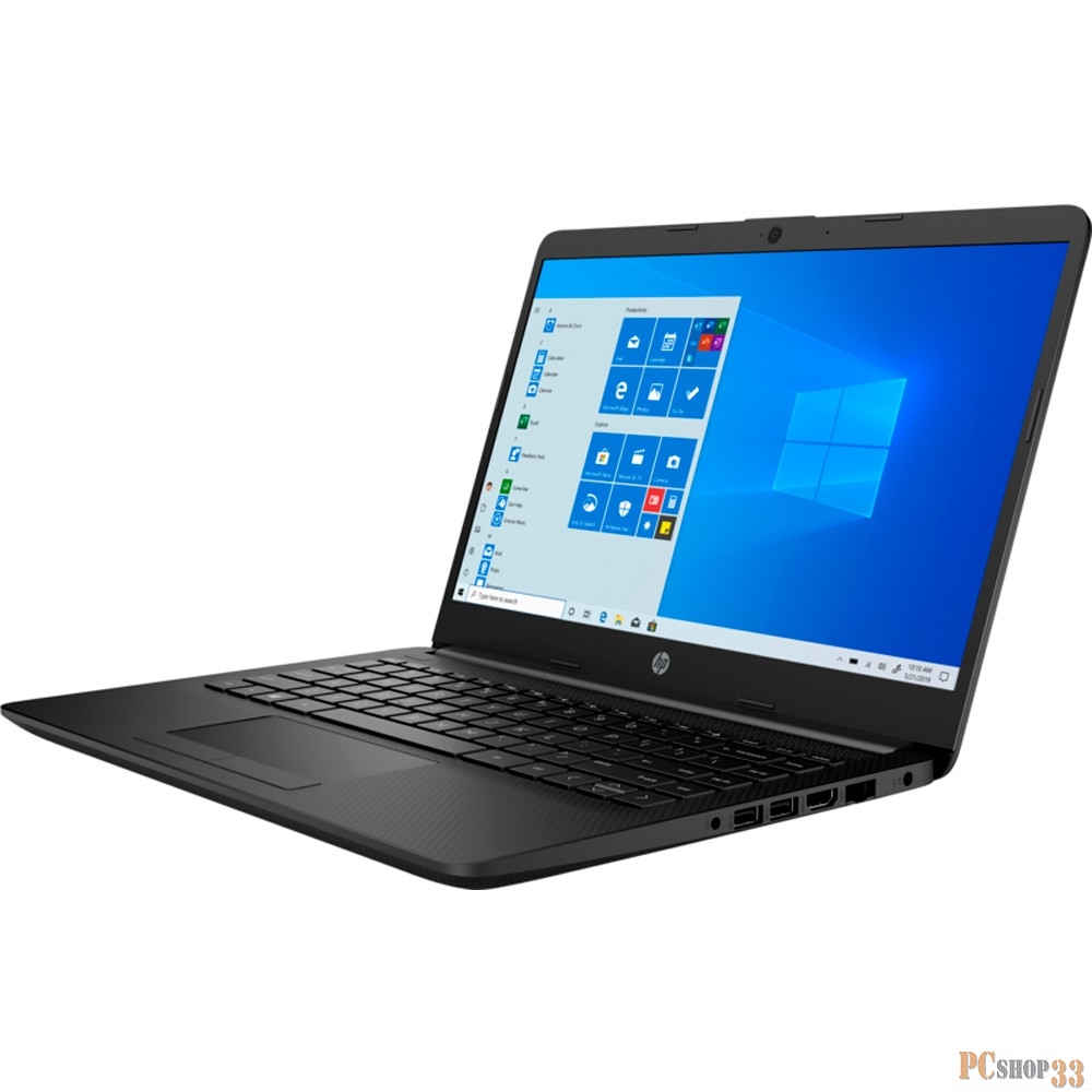 Ноутбук 14 FHD HP 14-cf3011ur black (Core i5 1035G1/8Gb/256Gb SSD/noDVD/620 2Gb/W10) (22M67EA)