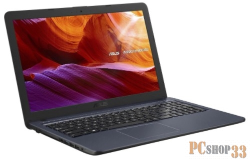 Ноутбук 15.6 HD Asus A543MA-GQ1228/s black (Pen N5030/4Gb/256Gb SSD/noDVD/VGA int/Endless) (90NB0IR7-M23680)