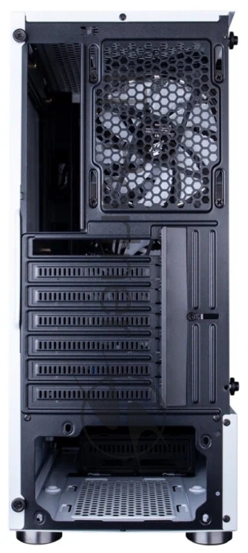 Корпус 1STPLAYER DK D4 WHITE / ATX, tempered glass, metal mesh / 4x 120mm LED fans inc. / D4-WH-4G6