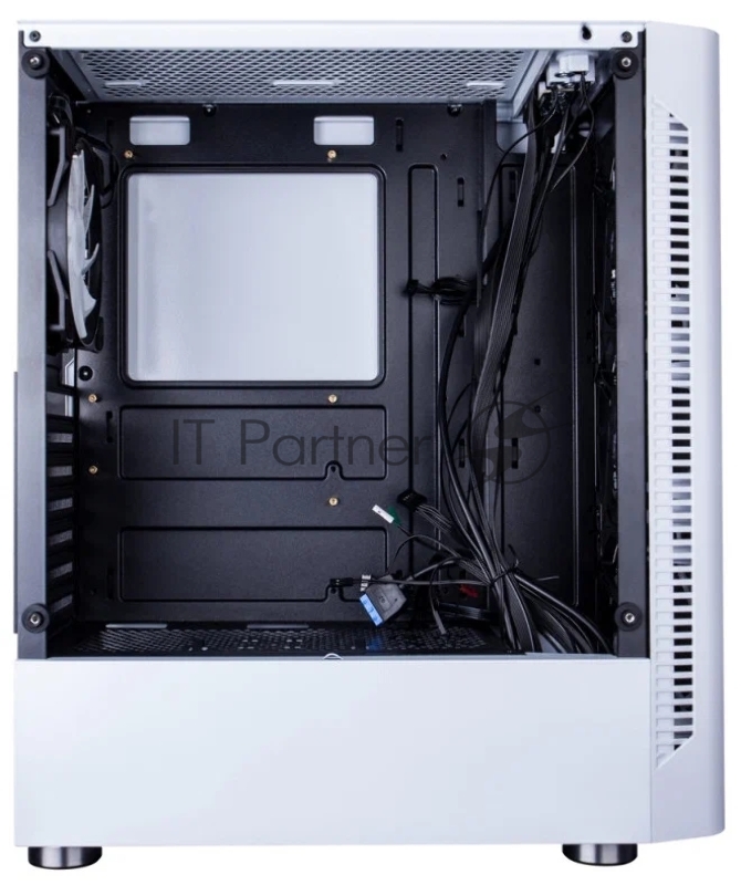 Корпус 1STPLAYER DK D4 WHITE / ATX, tempered glass, metal mesh / 4x 120mm LED fans inc. / D4-WH-4G6