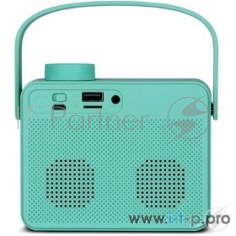 Колонки SVEN PS -72, mint (6 Вт, Bluetooth, FM, USB, microSD, ручка,