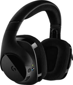 Гарнитура Logitech G533 Wireless, беспроводная, с регулятором громкости (USB)