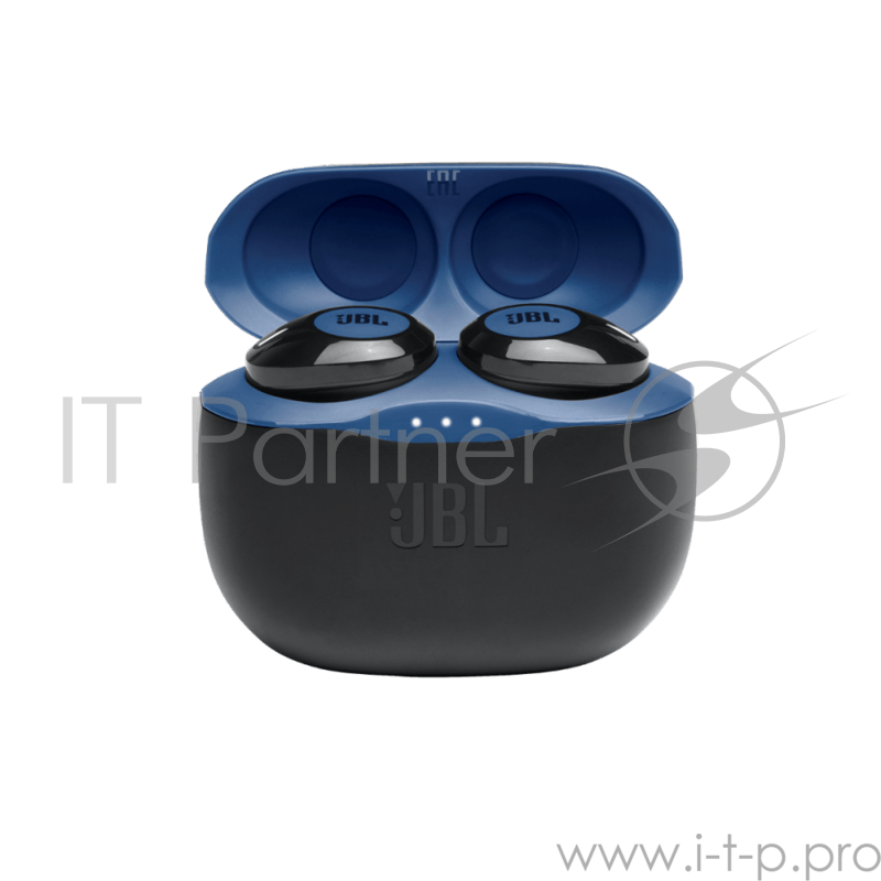 Гарнитура вкладыши JBL T125 TWS синий беспроводные bluetooth в ушной раковине (JBLT125TWSBLU)