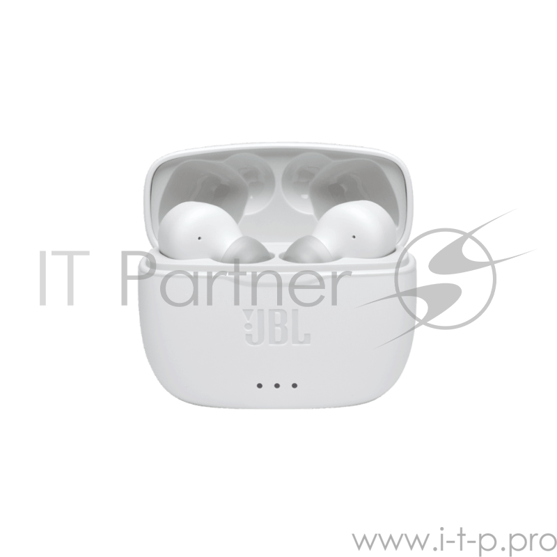 Гарнитура вкладыши JBL T215 TWS белый беспроводные bluetooth в ушной раковине (JBLT215TWSWHT)