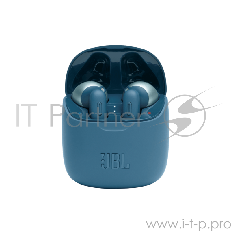 Гарнитура вкладыши JBL T225 TWS синий беспроводные bluetooth в ушной раковине (JBLT225TWSBLU)
