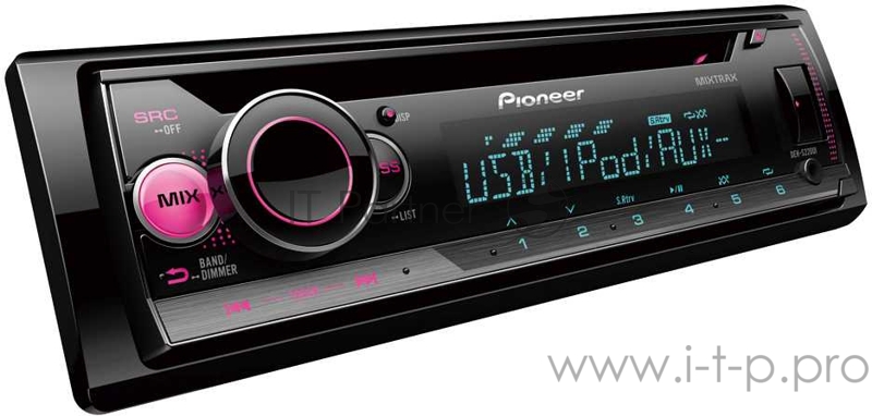 Автомагнитола CD Pioneer DEH-S220UI 1DIN 4x50Вт