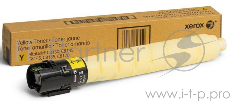 Тонер-картридж XEROX AltaLink C8145/8155/8170 желтый (006R01761)