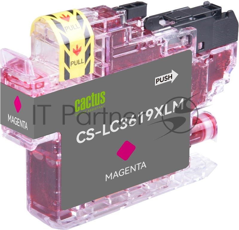 Картридж струйный Cactus CS-LC3619XLM пурпурный (18.4мл) для Brother MFC-J2330DW/J2730DW/J3530DW/J3