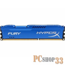Модуль памяти Kingston DDR3 DIMM 4GB (PC3-12800) 1600MHz HX316C10F/4 HyperX Fury Series CL10