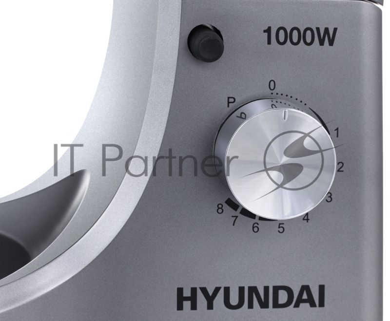 Миксер планетарный Hyundai HYM-S5451 1000Вт серый/черный
