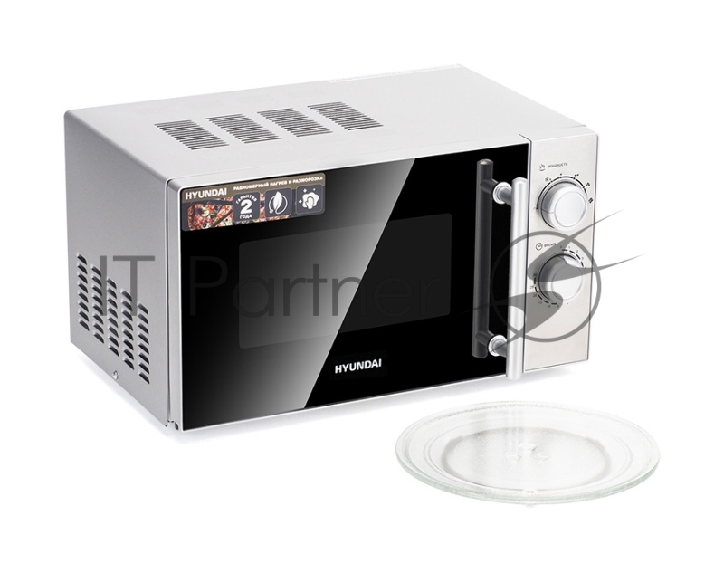 Микроволновая Печь Hyundai HYM-M2040 20л. 700Вт серебристый