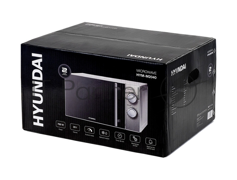 Микроволновая Печь Hyundai HYM-M2040 20л. 700Вт серебристый