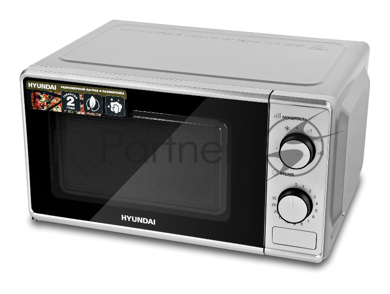 Микроволновая Печь Hyundai HYM-M2042 20л. 700Вт серебристый
