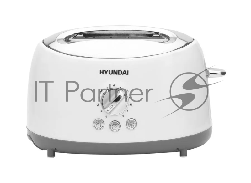 Тостер Hyundai HYT-8003 700Вт белый/серый