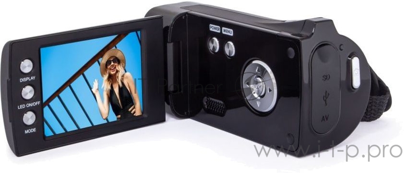 Видеокамера Rekam DVC-360 черный IS el 3 1080p SDHC+MMC Flash/Flash