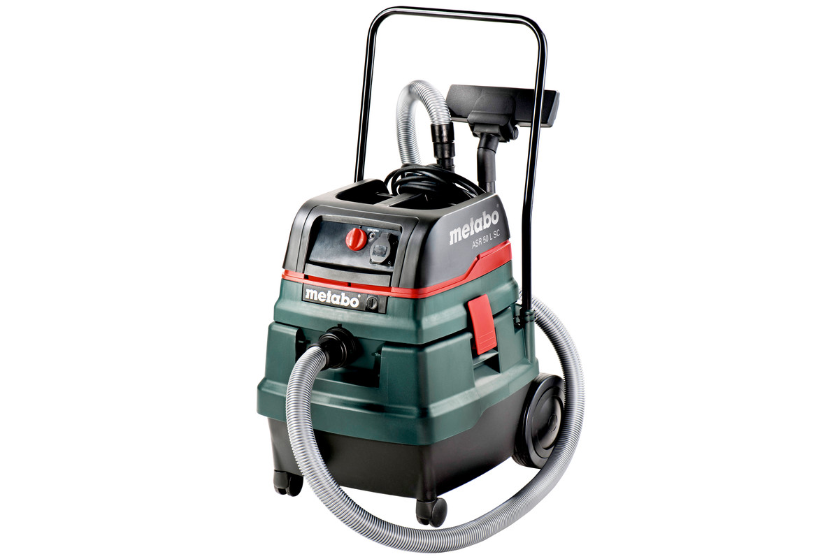 Пылесосы строительные Metabo ASR 50 L SC Пылесос 602034000 { 1400Вт, бак 50л, 2х4300см2, вес 16 кг }