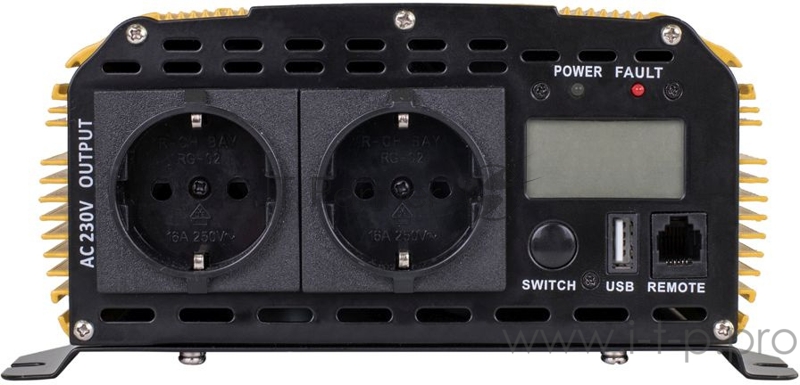 Автоинвертор Ritmix RPI-6102 Pure sine wave 600Вт