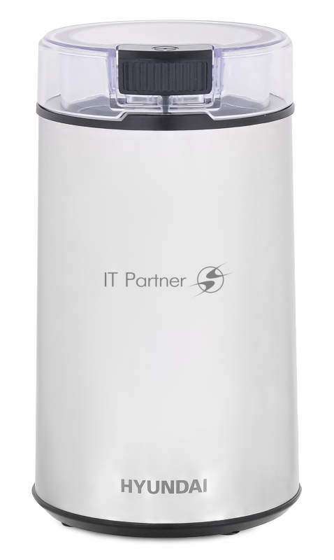 Кофемолка Hyundai HYC-G5261 200Вт сист.помол.:ротац.нож вместим.:60гр серебристый