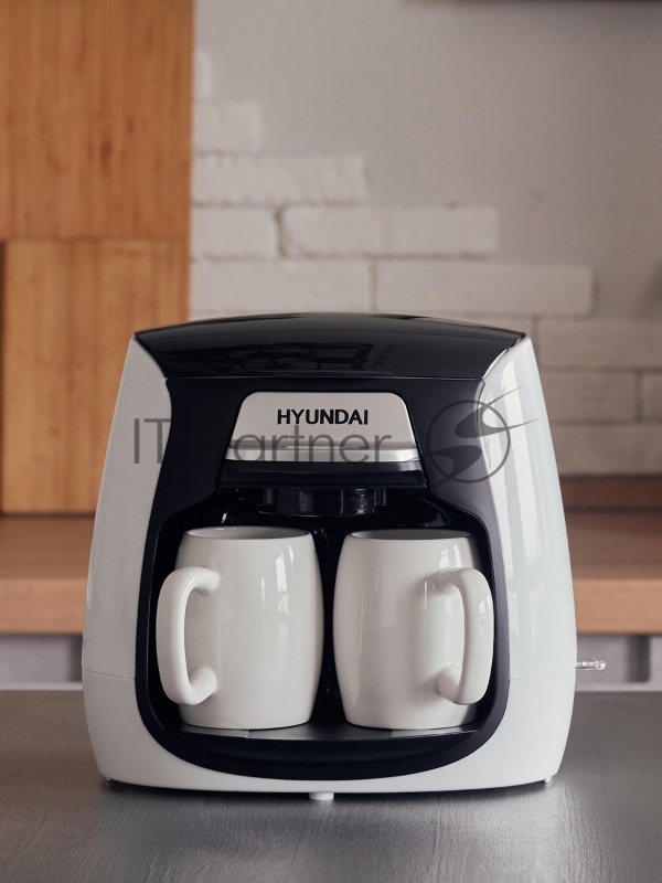 Кофеварка капельная Hyundai HYD-0204 500Вт белый